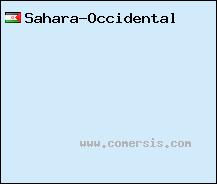 carte de Sahara Occidental