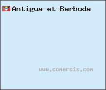 carte d'Antigua-et-Barbuda