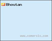 carte de Bhoutan