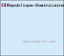 carte de République Dominicaine