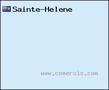 carte de Sainte-Hélène