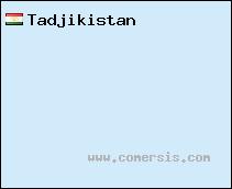 carte de Tadjikistan