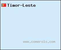 carte de Timor-Leste